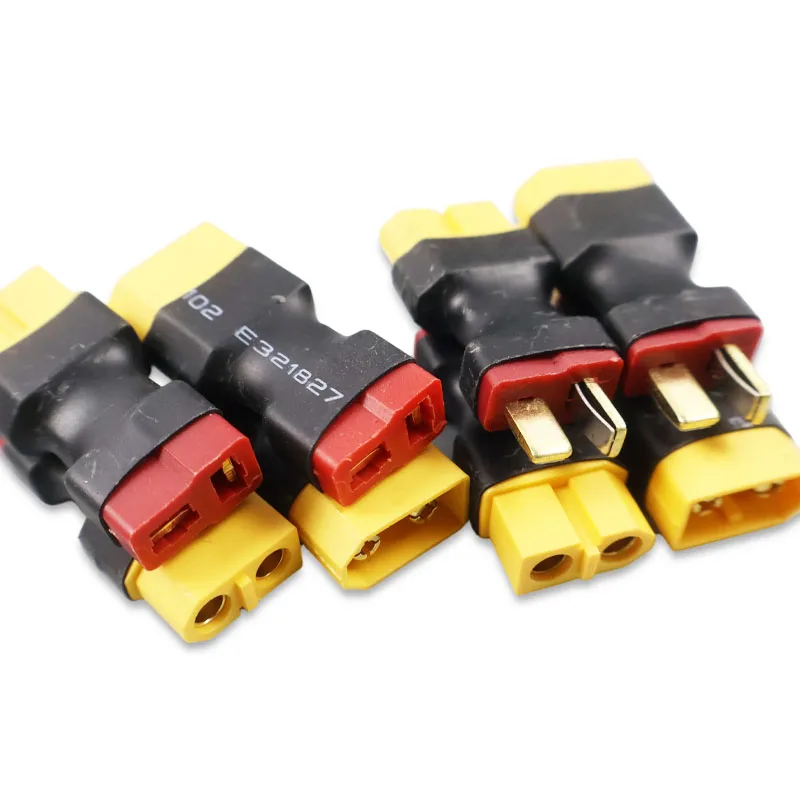 T Female Plug to XT60 Female / XT60 Male Plug to Dean T Male  Adapter For RC Helicopter Quadcopter LiPo Battery Plug Connector