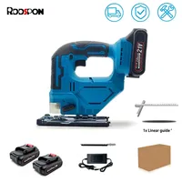 Cordless Jigsaw Electric JigSaw Portable Multi-Function Woodworking Power Tool Adjustable Woodworking for Makita 18V-21V Battery