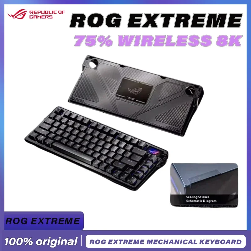 

ROG Extreme Mechanical Keyboard wireless wired Three mode 75% Hot swap Customized 8K Gaming keyboard Computer Peripherals Gift