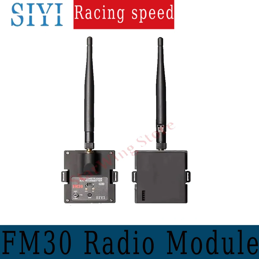 SIYI FM30 transmisor de módulo de Radio de largo alcance Datalink telemetría Bluetooth Mini receptor OpenTX ExpressLRS 2,4G 30KM RC avión