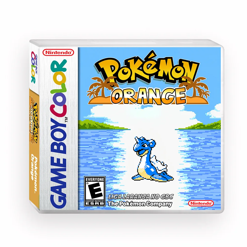 Nowy GBC/GBA kartridż z grą konsola do gier wideo pokemon pomarańczowa wersja angielska z pudełkiem kolekcja hobby prezenty zabawki