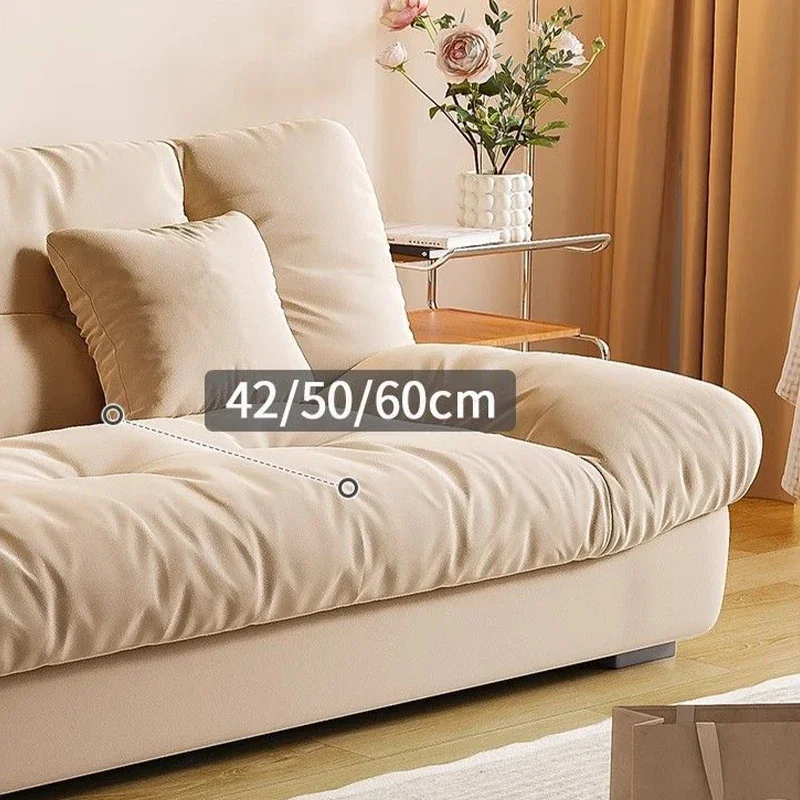 New popular modern compression sofa bed box flannel apartment loft living room