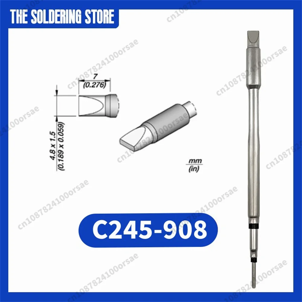 

C245 908 Cartridge for JBC SUGON AIFEN A9/A9pro T245 Soldering Handle, жало C245 Tip Replacement Accessory Tool