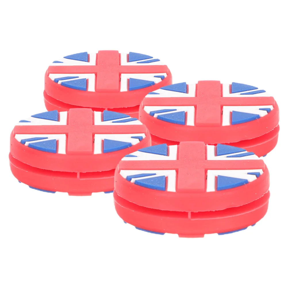 

4 шт. теннисные ракетки, виброгасители, амортизаторы с британским флагом, силиконовый материал, легкий, практичный для занятий спортом