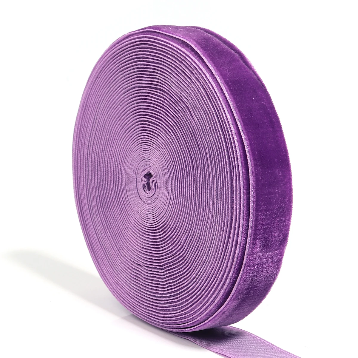 5-10 yards/rolle Samtband Weinrot Farbe Einseitiges Beflockungsband Für DIY Weihnachten Party Geschenk Blumenstrauß Verpackung Dekoration – Detail 11