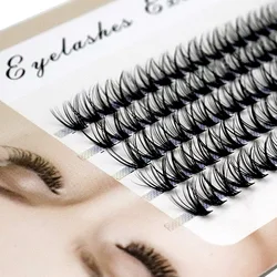 100Pcs Individual Eyelashes Professional Makeup Grafting False Eyelashes C/D volume eyelash extension individual lashes bunch