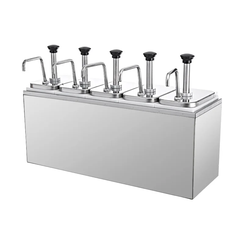 Syrup Dispenser Pump for Milk Tea Shop - Food Grade Sauce & Jam Squeeze Bottle with Precision Portion Control