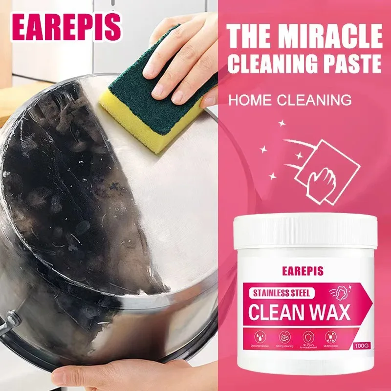 

Kitchenware Dirt Cleaner Washing Pot Bottom Scale Pan Rust Removal Heavy Grease Grime Cleaner Grills Ovens Home Cooktop Cleaning