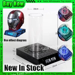 In Stock Iron Man Autoking 1/1 Mk5 Helmet Colorful Charge Base Remote And Voice Control Automatic Helmet Base Gifts Customized