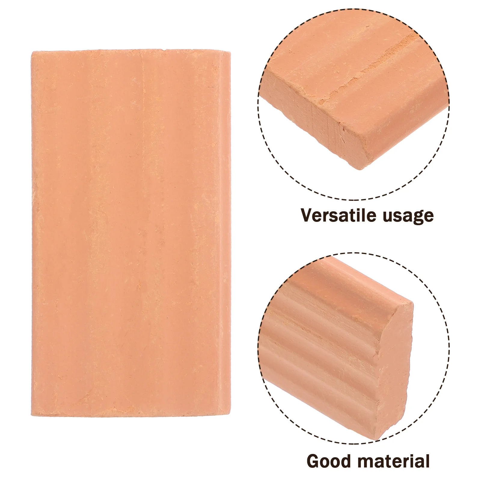 50Pcs Realistic Mini Bricks Miniature DIY Brick Safe Soil Material Micro Landscape Decor Sand Table Architecture