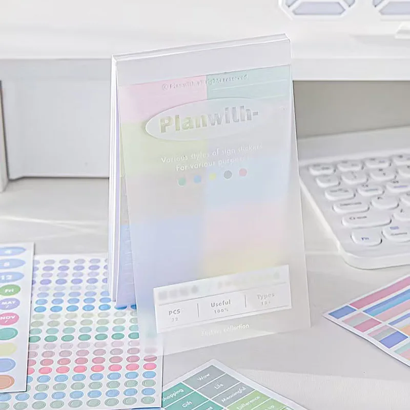 Etiqueta adhesiva multifuncional para llaves de aprendizaje, etiqueta de índice de clasificación, pegatina práctica, 1 ud.