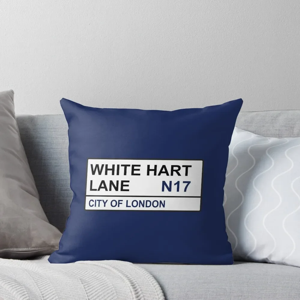 Tottenham Football Team White Hart Lane Street Sign Throw Pillow Sofa Pillow Cover pillowcases for sofa cushions pillow
