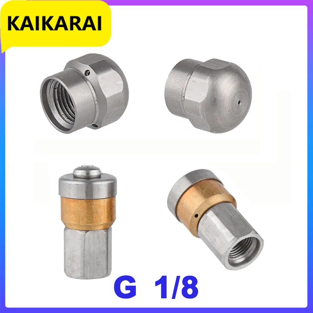 Sewer Cleaning Ferret Pipeline Sewer Jetting Nozzle For High Pressure Washer Pipe Cleaning Nozzle For karcher k2 k3 k4 k5 k6 k7