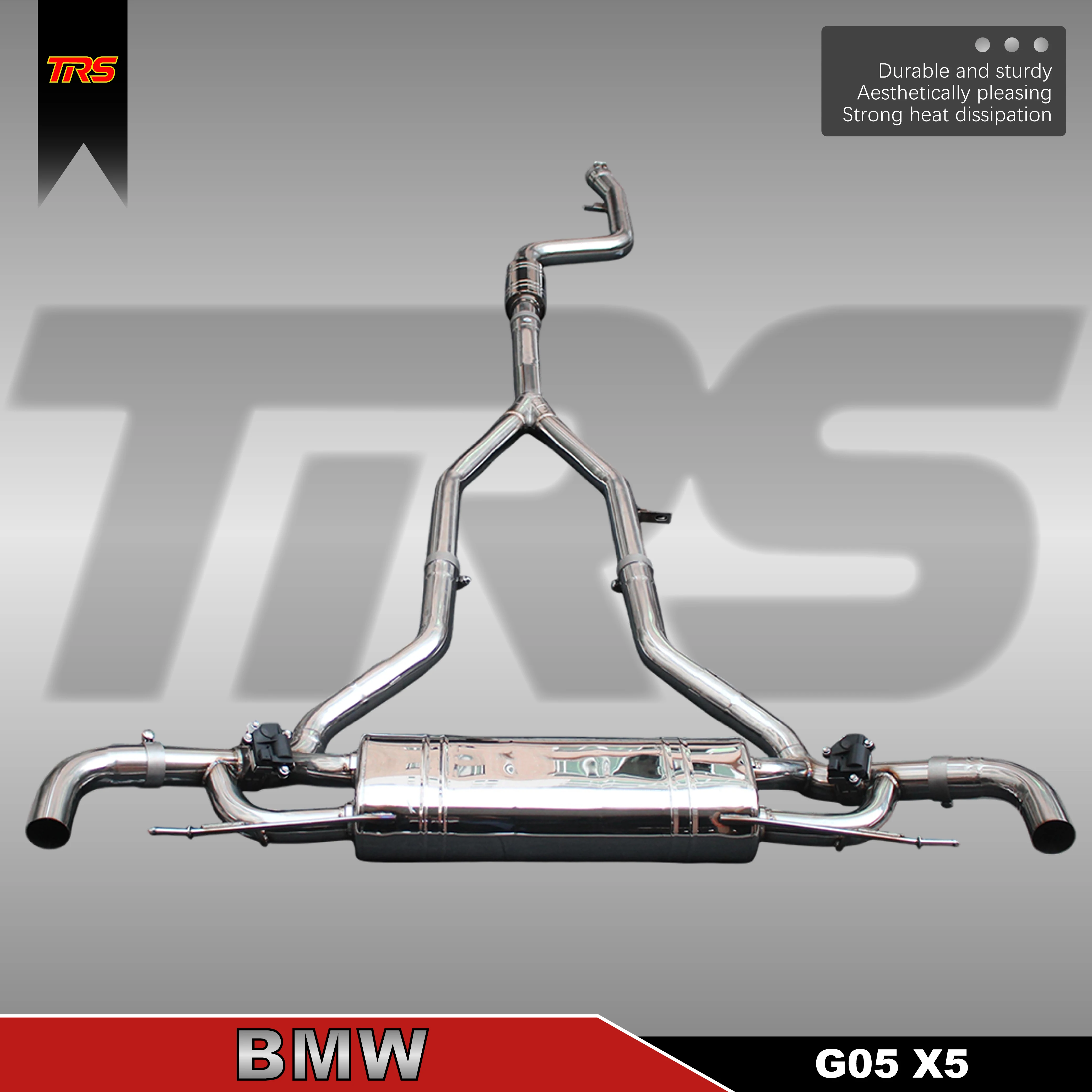 

Выхлопная система Valvetronic для внедорожника G05 Chassis 3.0L/4.4L — нержавеющая сталь T304, четырехнасадки, прямая посадка