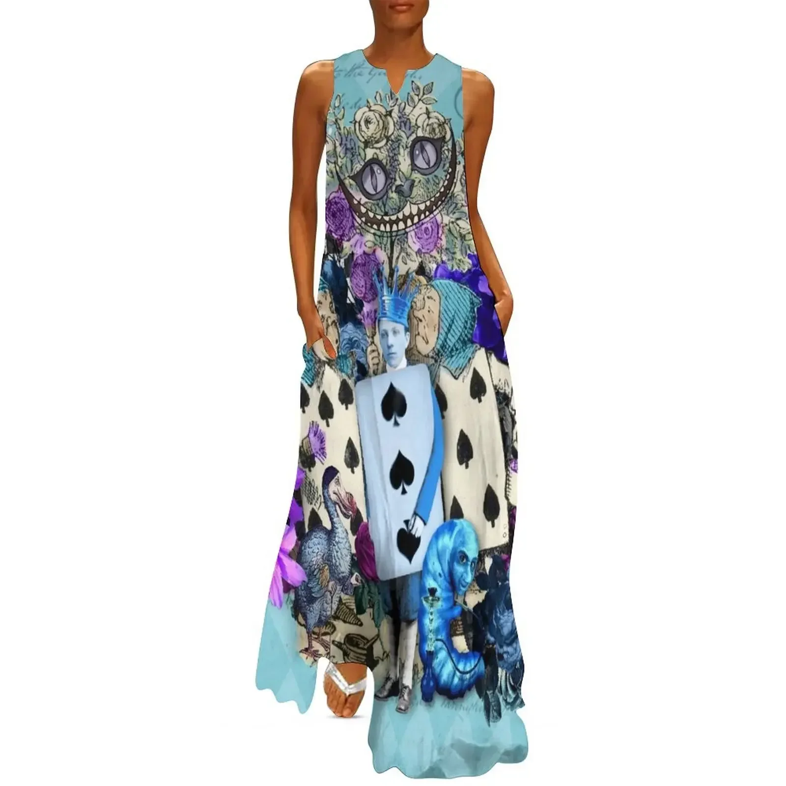 

alice in woderland Long Dress summer dress womens 2025 party dresses woman dress for women 2025