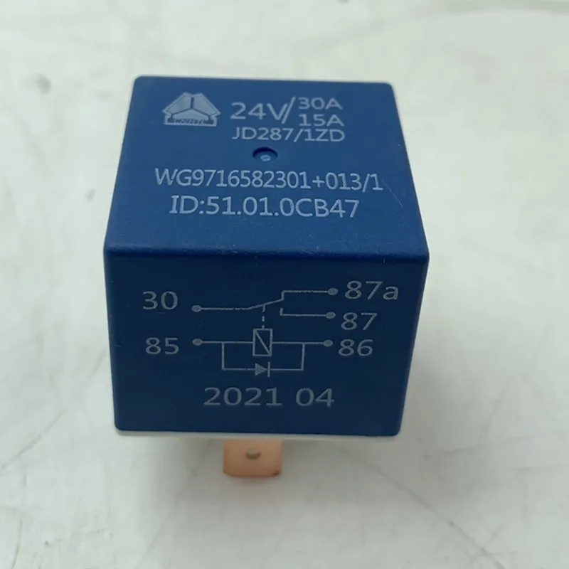 WG9716582301+013 relay for Sinotruk Howo Fuse Box Relay Golden Princetruck accessories 24V