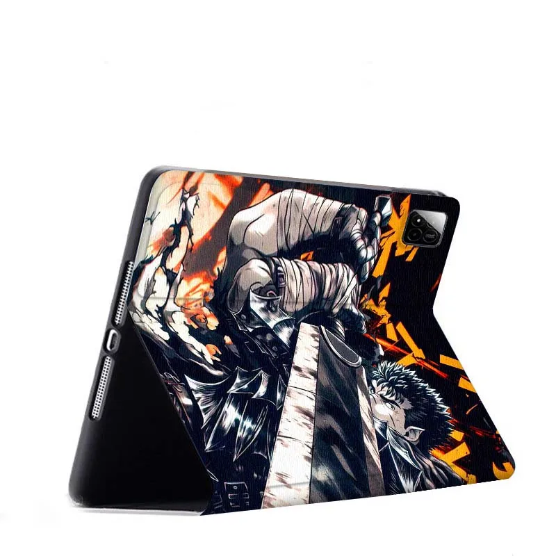 Berserk Fashion Anime For Xiaomi Redmi Mi Pad 4 5 6 6s 7 8 SE Pro 2 11 Plus Max 12.4 11 11.2 12.5 8.7 بوصة حافظة تابلت