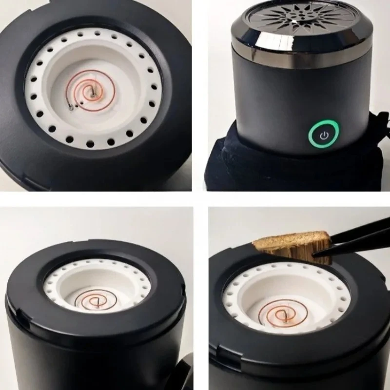 Black BK-27 Mini Portable Aromatherapy Machine Gift Box Set/home Car Essential Oil/aromatherapy Material Aromatherapy Furnace