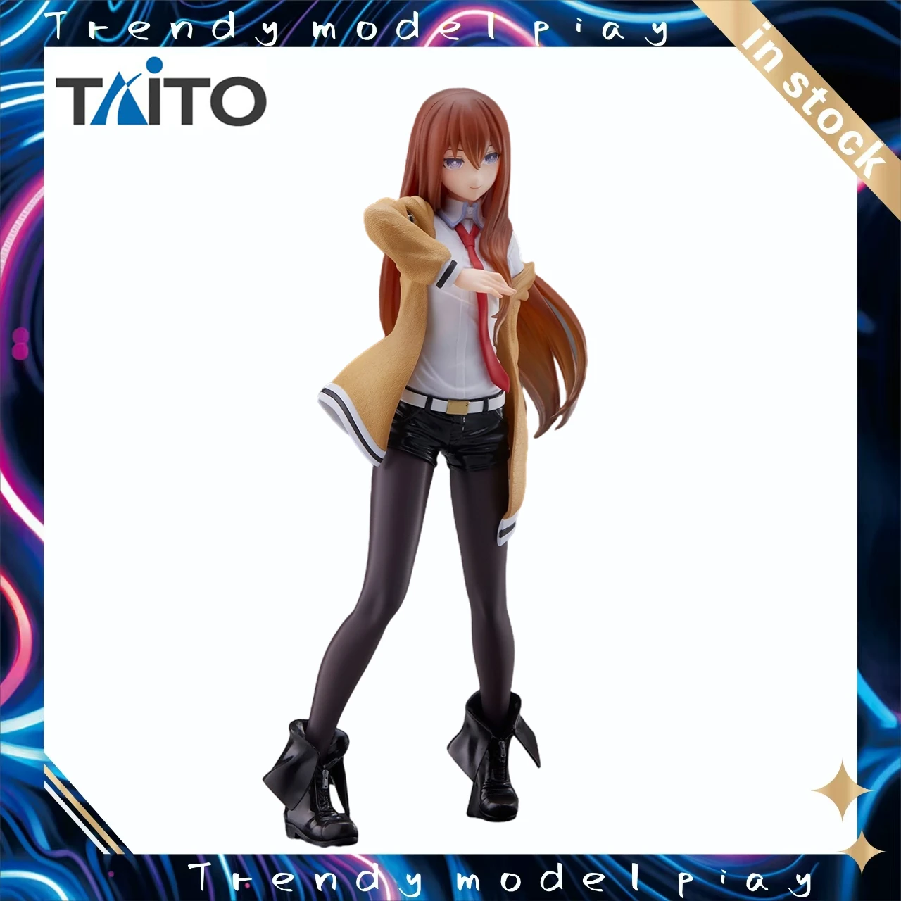 

В наличии оригинальная фигурка серии TAiTO Chris Makise Haruki, модель игрушки, подарочная коллекция, украшения