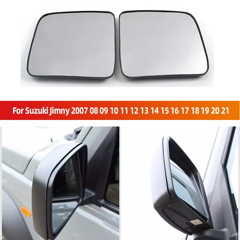 Car Heated Mirror Glass For Suzuki Jimny 2007 08 09 10 11 12 13 14 15 16 17 18 19 20 21 -A