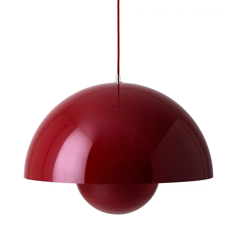 

Retro semi-round restaurant chandelier, bedroom bedside bar light luxury modern simple eye protection lamp