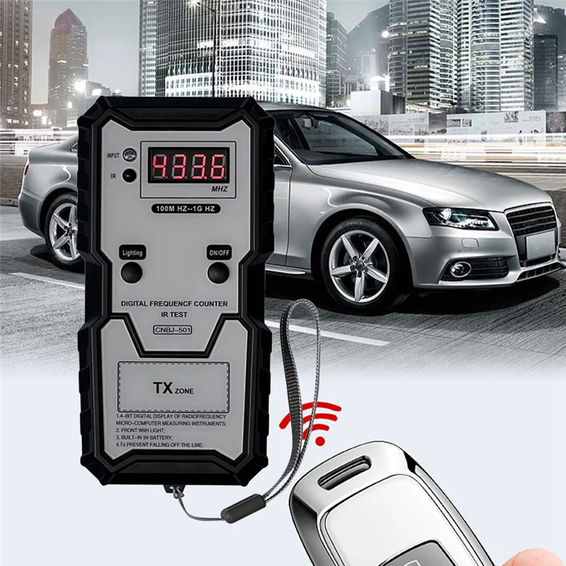 Instrumento De Medição Eletrônica Digital, Controlador remoto do carro de alta precisão, Testador De Freqüência Para Veículo Automóvel
