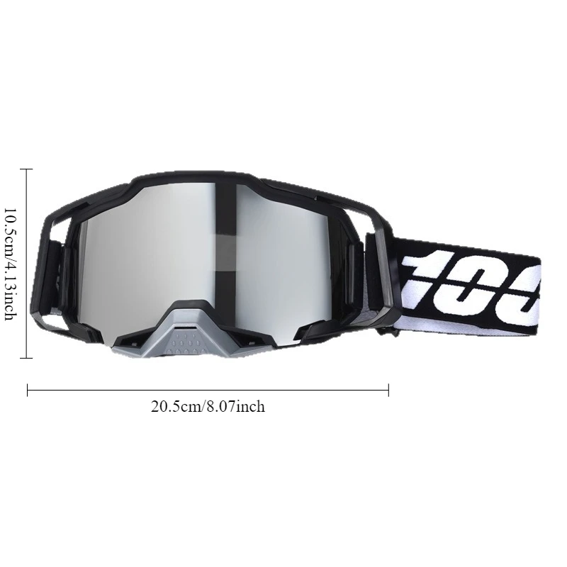 

Unisex Motorcycle Off-Road Riding Goggles, Anti-Sand and Windproof, High-Definition Motorcycle Goggles, Mountain Bike Riding Protective Glasses