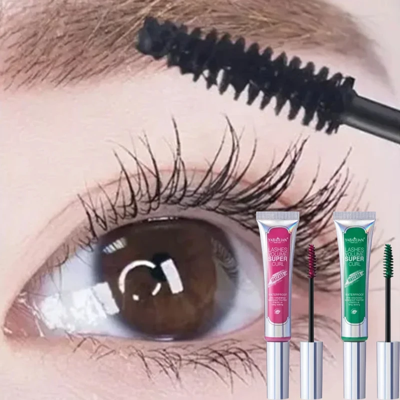 5D Silk Mascara with Big Eyes Content and Length, Waterproof and Non-caking, and Prolonged Mascara Strong and Lasting Black Blue