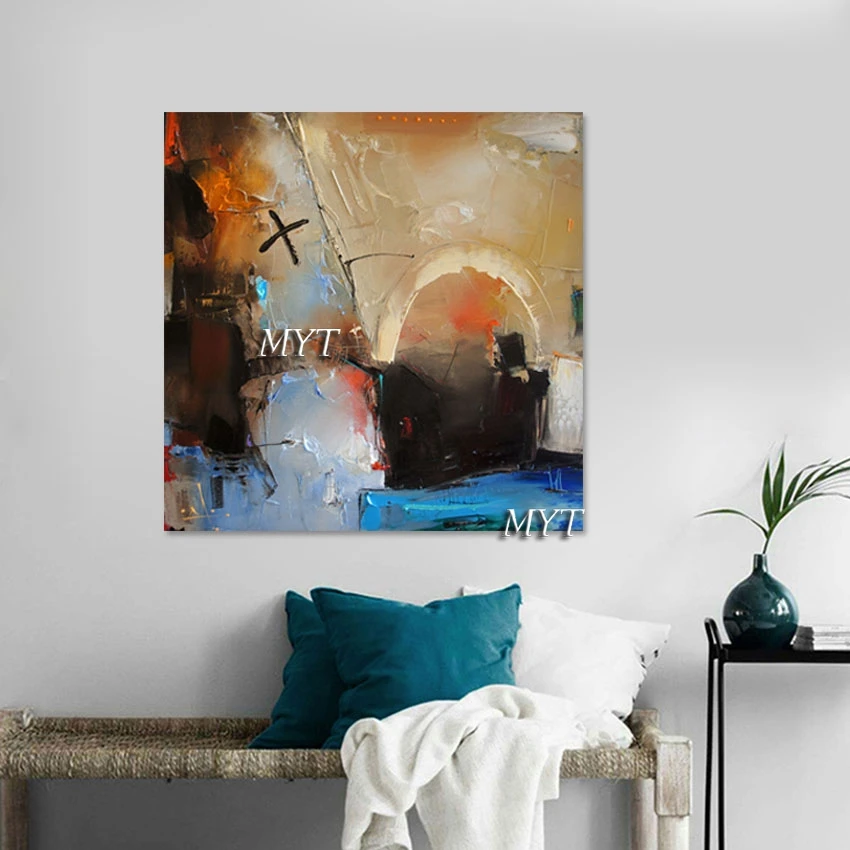 

Aesthetic Room Decoration Abstract Art Textured Canvas Roll Picture Frameless Wall Poster Large Handmade Oil Painting Gifts