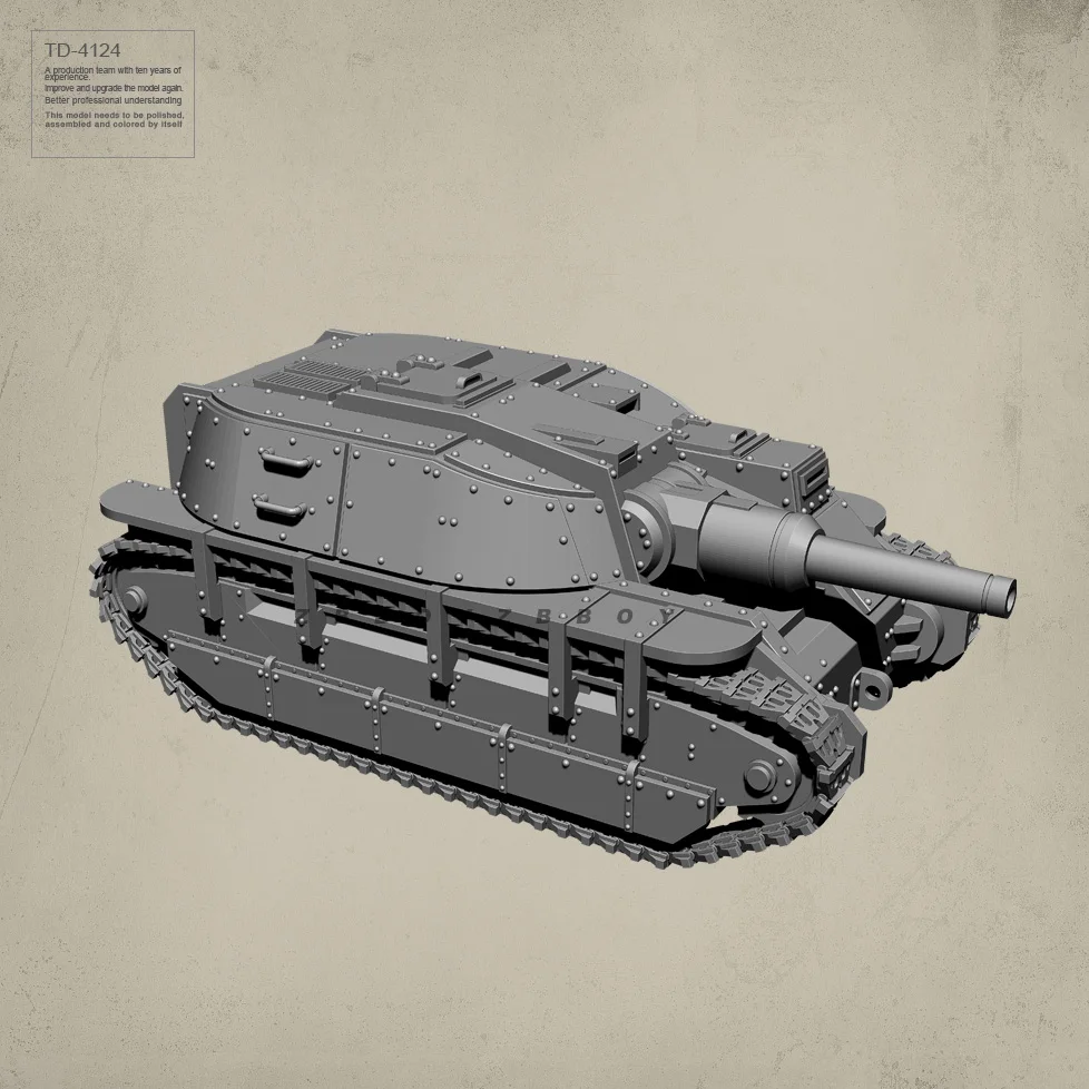 1/144 50mm Resin model kits figure colorless and self-assembled (Tank) TD-4124