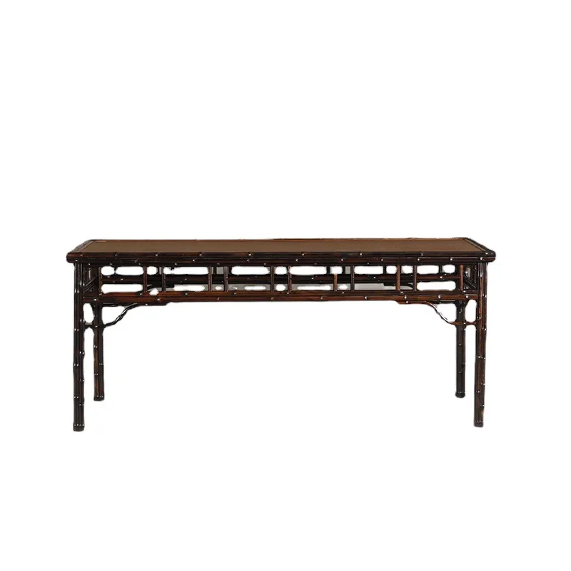 Ming furniture, purple bamboo tea table, painting case tea table