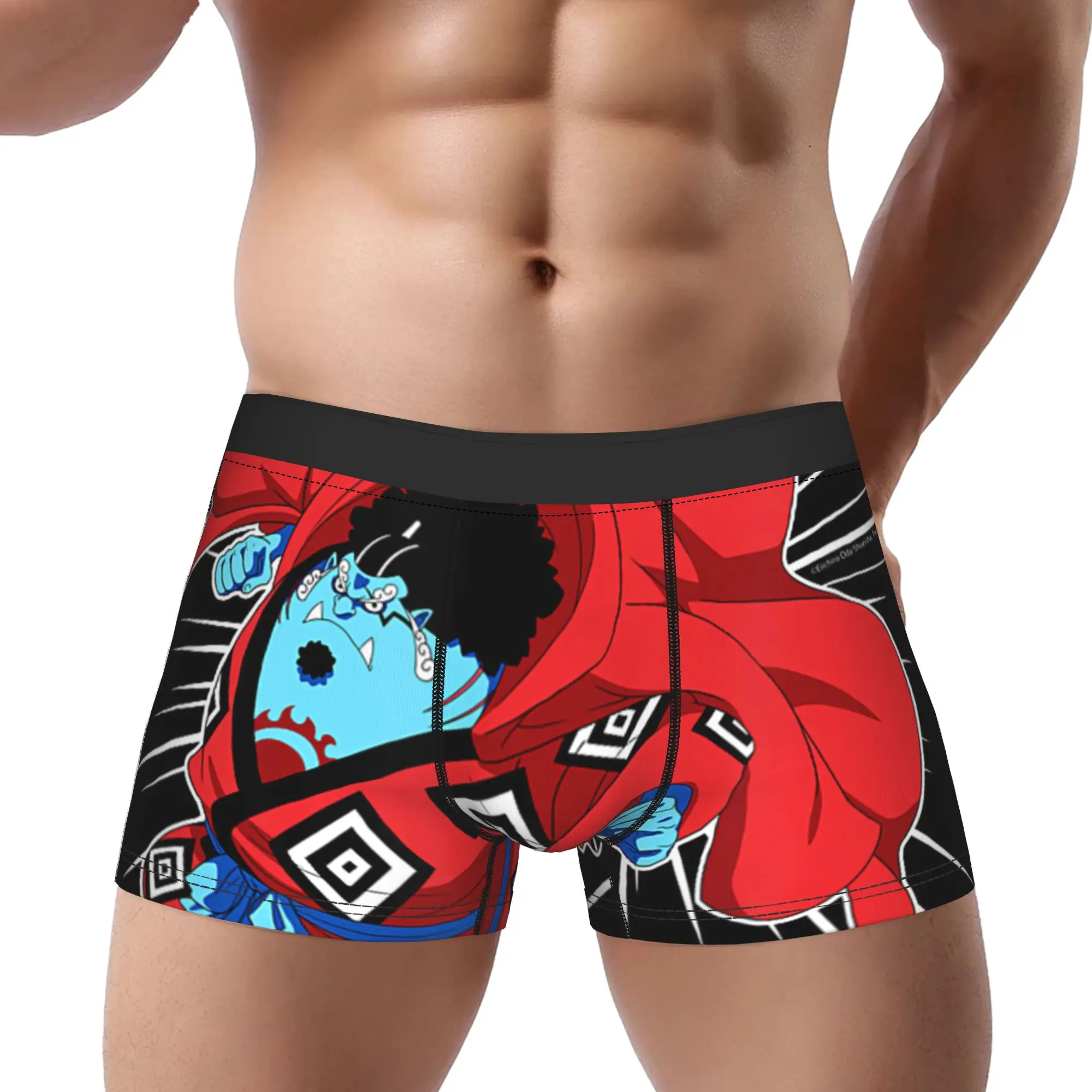 adults 18 plus One Piece Jinbei Burst Wano Costume Homme Panties Men's Underwear Ventilate Shorts Boxer Briefs
