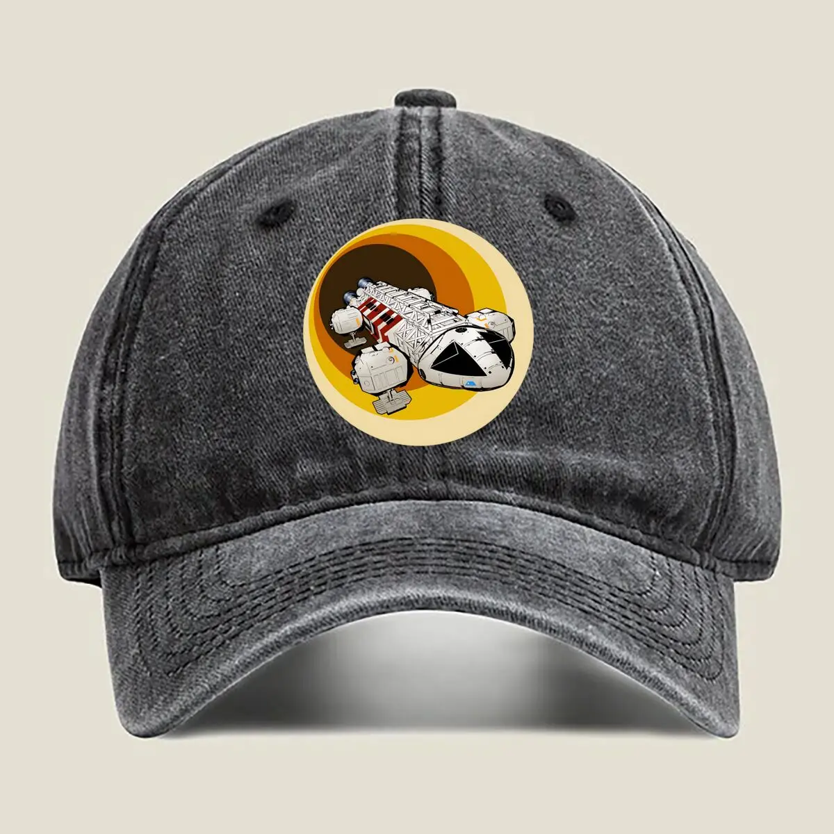 

Moon Cycle - Whimsical, Nature - Inspired Design Washed Baseball Cap
