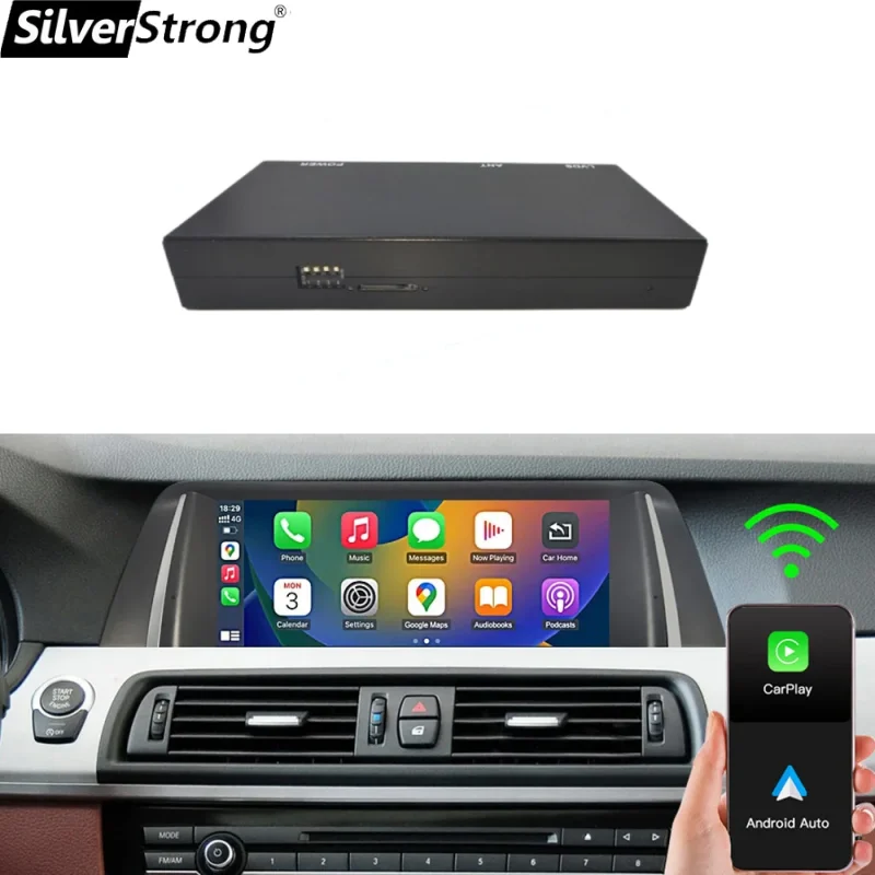 SilverStrong Wireless CarPlay for BMW NBT Wireless Apple Carplay Android Auto Kits Decoder Interface for BMW NBT MINI Carplay