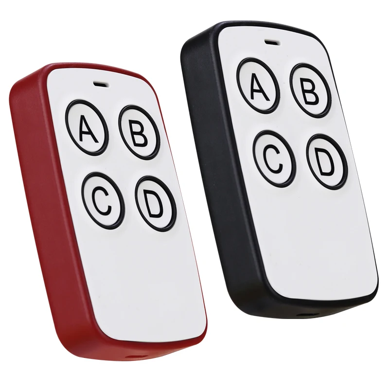 Universal 4 Buttons Remote Control  Learning Replicate Code Duplicator Car Light Smart Home Appliance Remote Control