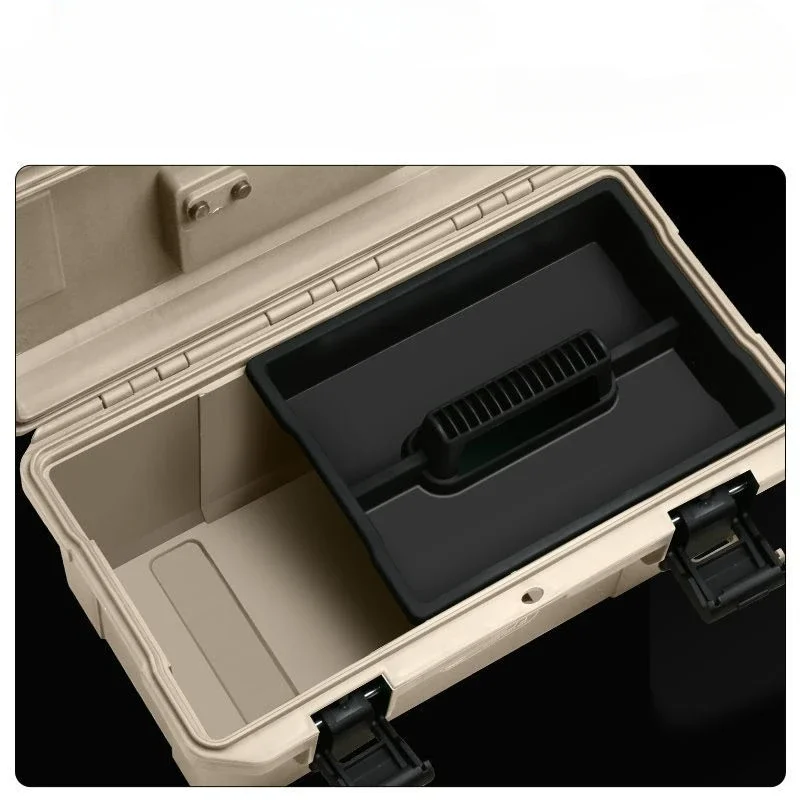 Profesional Tool Storage Box Multifunctional Tackle Box Hard Plastic Case Garage Accessories Tools for Mechanic Carrying Case