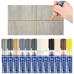 Stylo marqueur de réparation d'écart de carrelage étanche, recharge en céramique blanche, agents de remplissage anti-moisissure pour coulis, nettoyant pour mur en porcelaine HOPaint