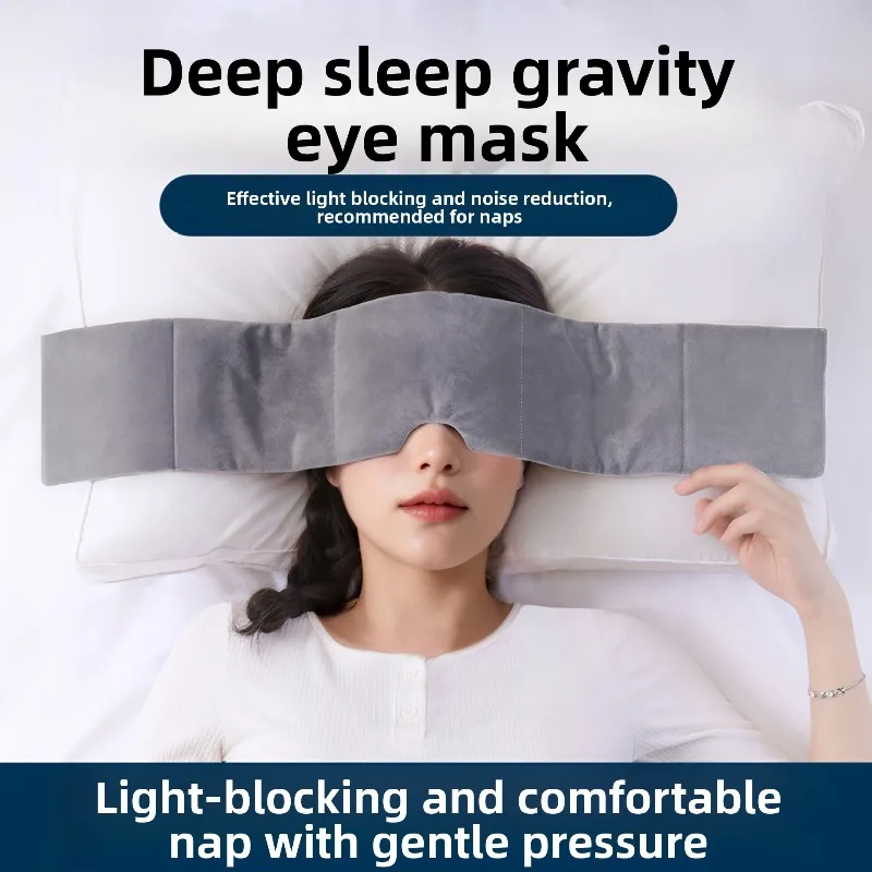 Gravity Sleep Mask for Adults Blackout Eye Cover Comfortable Breathable Unisex for Night and Nap Deep Sleep