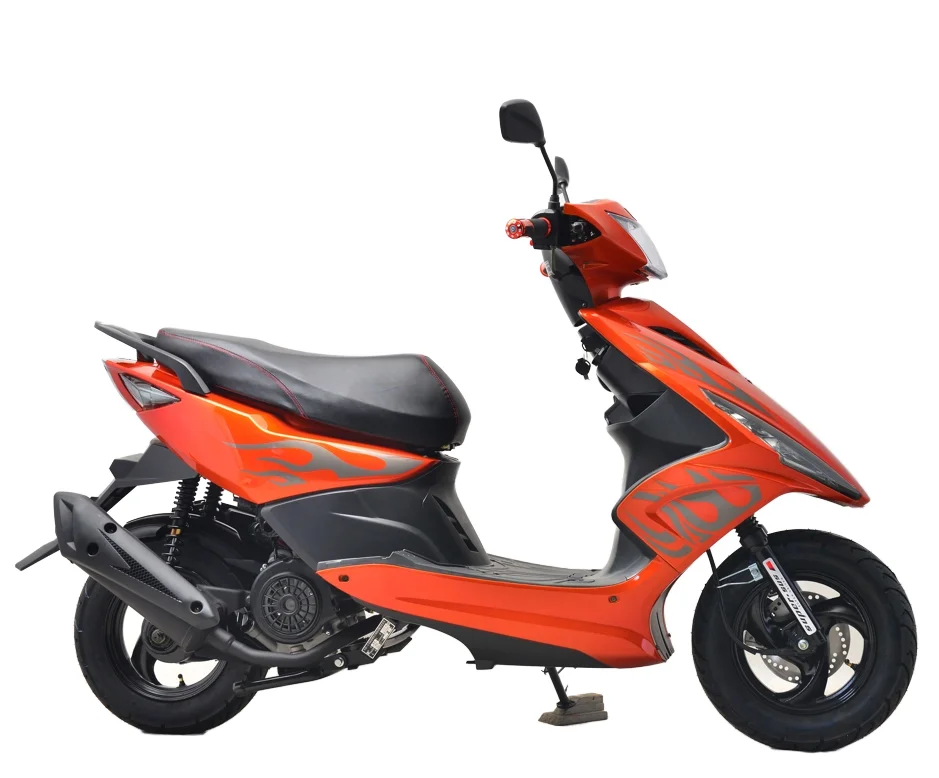 125CC Gasoline Adult Gas Scooter High-Speed Scooter Gas Motorcycle