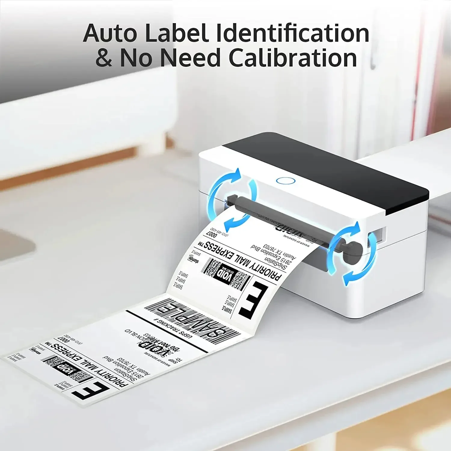 Imagem -04 - Xprinter Impressora de Etiquetas Térmica Express Barcode Impressora Etiqueta Titular Pos para Macos Windows Bluetooth ou Usb D463b 4x6