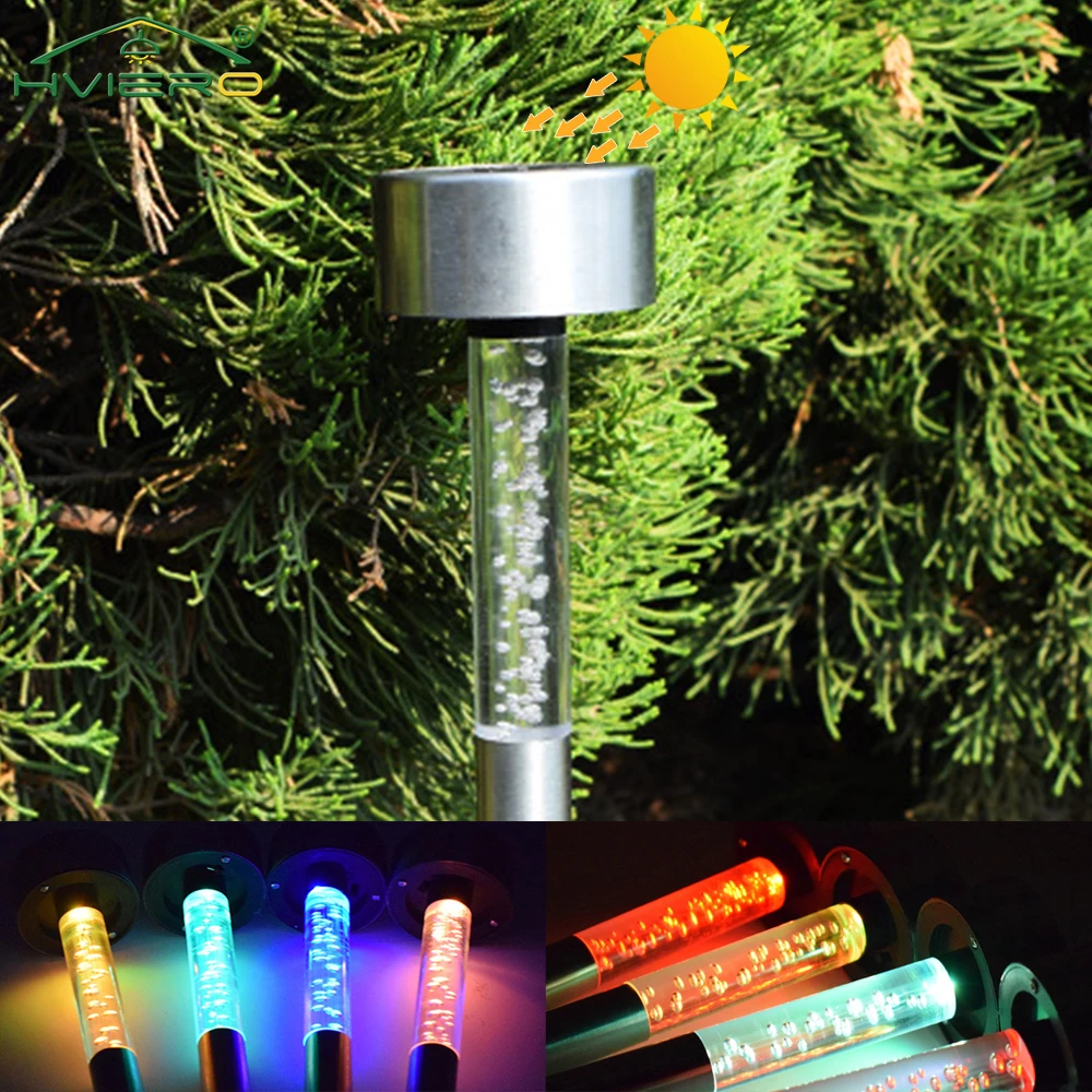 

Outdoor Solar Small Tube Light Acrylic Rod Waterproof Yard Decoration Garden Landscape Lamp Lawn Inserted Night Lighting Lamp