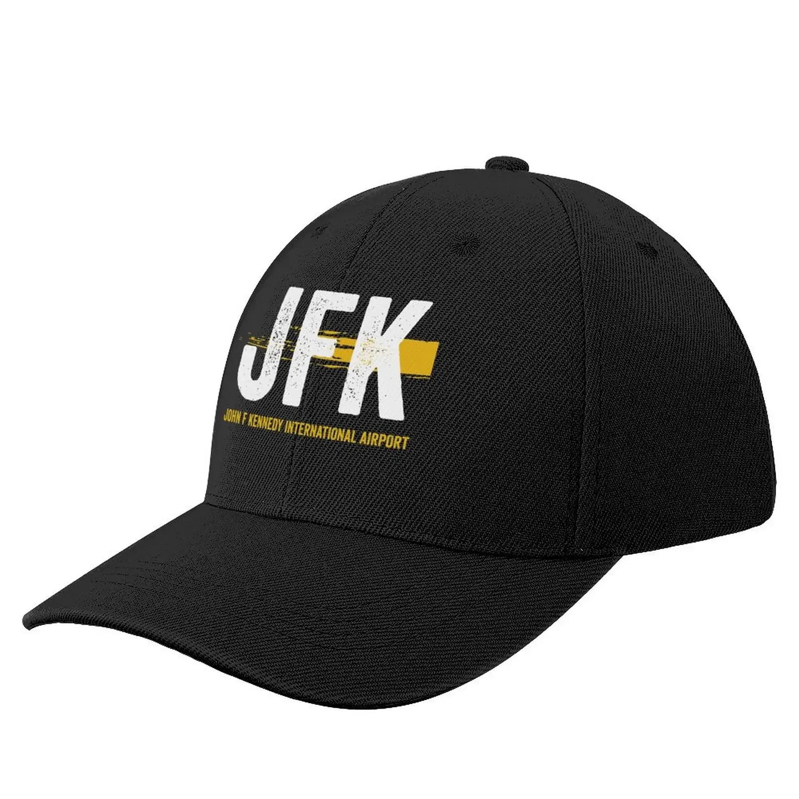 JFK, John F Kennedy International Airport, US Airport Code. Flying, travel and pilot souvenir Baseball Cap