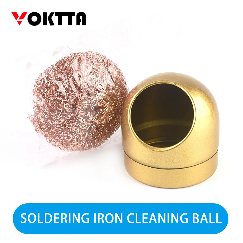 Soldering Iron Tip Wire Cleaner Solder Removal Soldering Iron Cleaning Ball Used To Clean The Tip Of The Soldering Iron