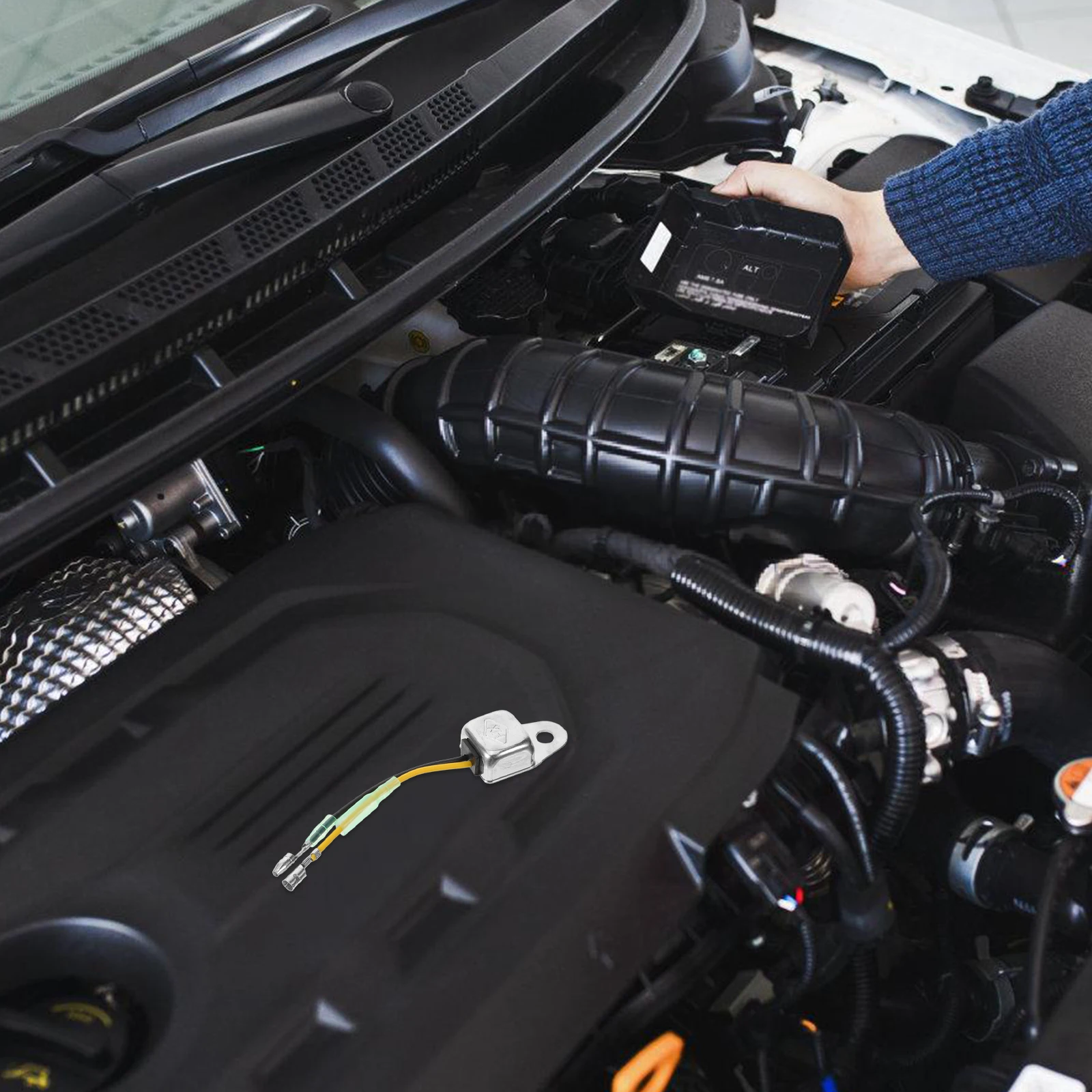 

5Pcs Low Oil Sensor Alarm Accurate Oil Pressure Temperature Monitoring Sensor for Car Engine Generator Accessories