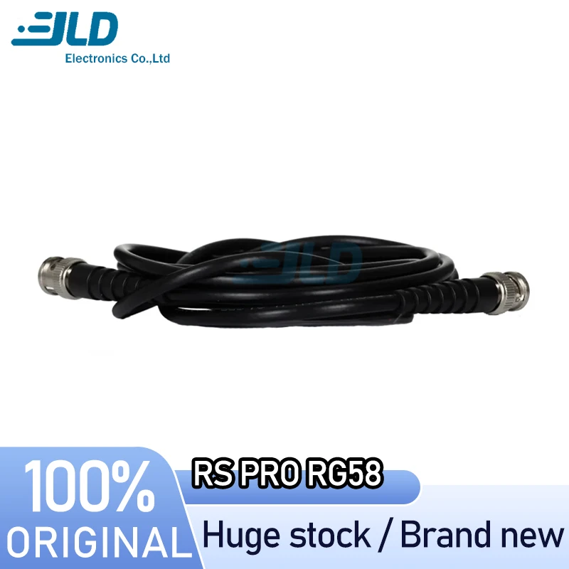 

(3meter/piece) RS PRO RG58 coaxial cable, 3m long, 50 Ω, BNC male plug to BNC male plug wires and cables