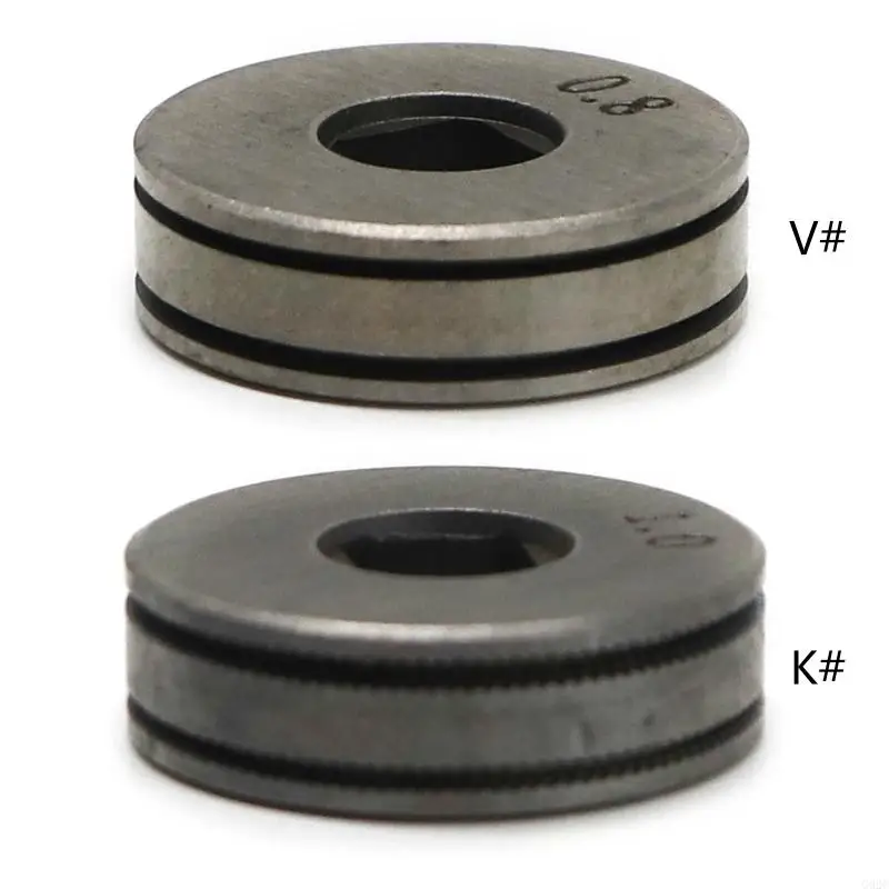 G92C Compact Welding Wire Feeder Roller Stainless Steel Wire Feeder Roller Welding Wire Feeding Guide Wheel 2 Types Durable