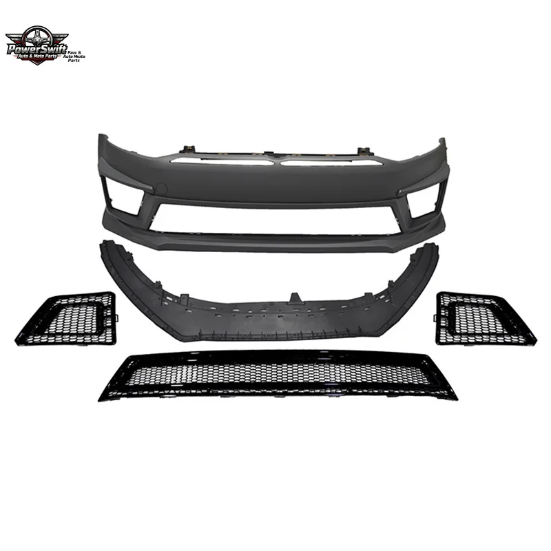 

Suitable for 11-17 Volkswagen POLO Modification Upgrade R400 Front Bumper Grille Rear Bumper Side Skirts Spoiler Exhaust Pipe