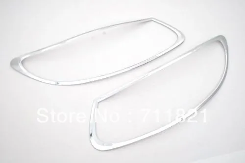 

Car Styling Chrome Head Light Cover Trim For Hyundai Santa Fe 2010-2012