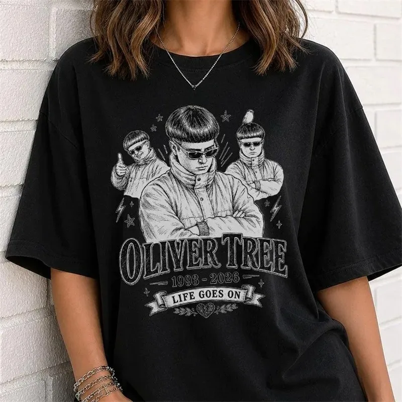 Oliver Tree Merch T-shirt Men Short Sleeve Tee Unisex Tops Causal Clothes Female Y2K Tops