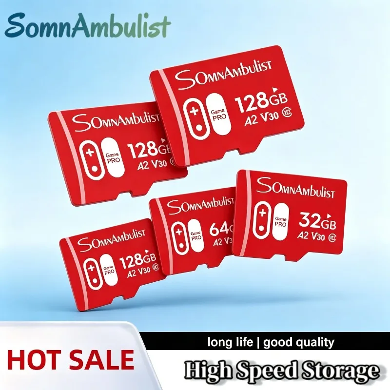 

SomnAmbuList 32GB 64GB TF Card for Smartphone High Speed Class 10 Real Capacity Micro tf SD Card Mini SD Memory Card